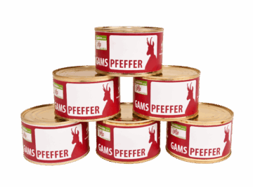 Gamspfeffer_6x Gamspfeffer, 6 Dosen