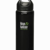 Klean Kanteen - vakuumisolierte Wide, 589ml schwarz 592ml Thermosflasche mit Loop-Cap