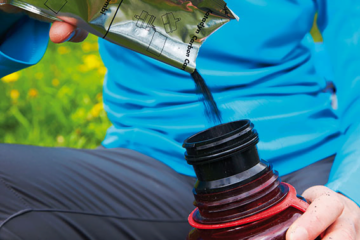 Flaschenadapter , befüllen mit Aktivkohle Bottle Adapter with Activated Carbon (Accessories for Katadyn Pocket)