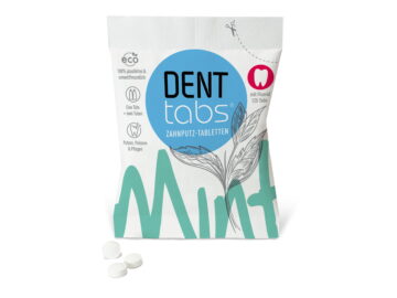 Packaging-Denttabs-Mit-Fluorid Toothpaste Tablets, 125 Piece