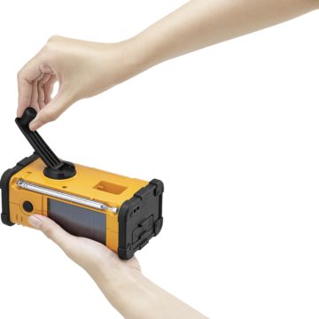 Survivor DAB(MMR-88 DAB) - Kurbelradio Radio Survivor DAB+, yellow