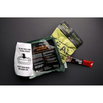 Field Ration With Sweet and Sour Pork and Rice