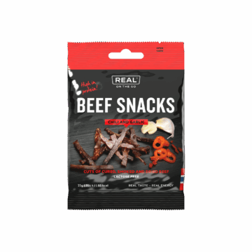 BeefSnack Chili Knoblauch Beef Snacks Chili & Garlic