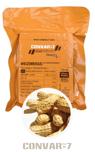 convar-7-peanut CONVAR-7 High Energy Bar - Peanut 120g