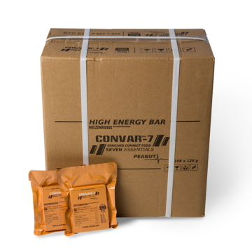 30 - convar-peanut_800x800px 108 x CONVAR-7 High Energy Bar - Peanut 120g