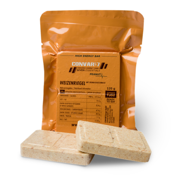 32 - convar-peanut-einzel_800x800px CONVAR-7 High Energy Bar - Peanut 120g