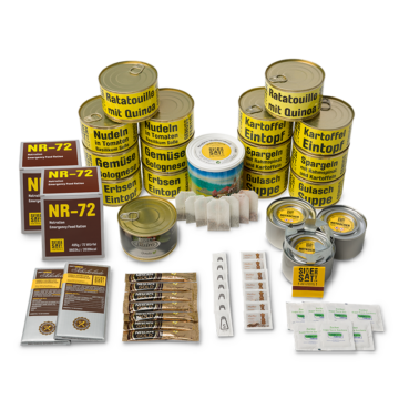 7 Tage-Paket mit Notkocher