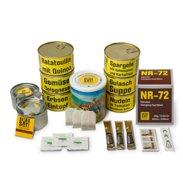 72 Std-Paket mit Notkocher