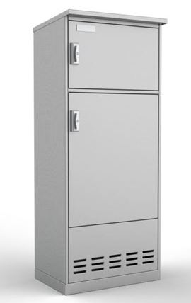 Paketkasten mit 2 Türen