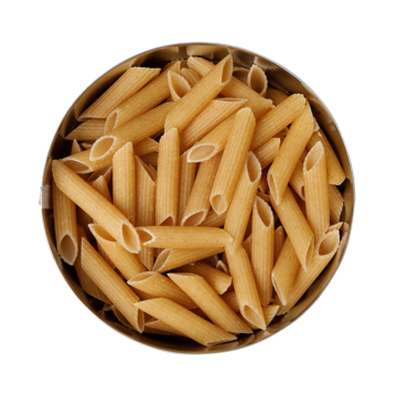 40 Portionen - UrDinkel-Penne mit Spinat und Champignons an Jägersauce