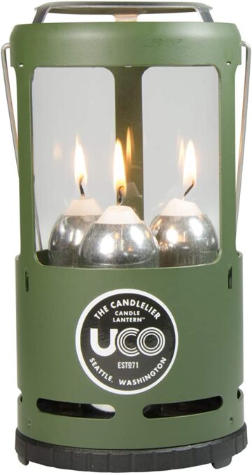 CANDLELIER - CANDLE LANTERN, green