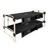 Shelter/camp bunk bed with side pockets (Disc-O-Bed XL)