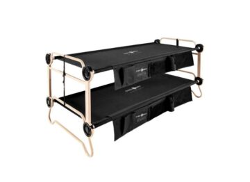 Shelter/camp bunk bed with side pockets (Disc-O-Bed XL)