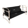 Shelter/camp bunk bed with side pockets (Disc-O-Bed XL)