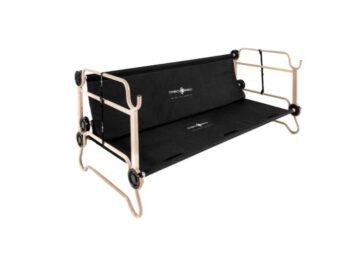 Shelter/camp bunk bed with side pockets (Disc-O-Bed XL)