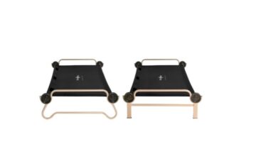 Shelter/camp bunk bed with side pockets (Disc-O-Bed XL)