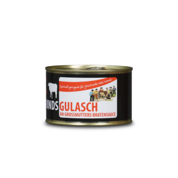 Dosen Gulasch 4 Rindsgulasch an Grossmutters Bratensauce