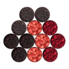beerenpaket_Draufsicht_heidelbeeren,erdbeeren,brombeeren,himbeeren Berries Package