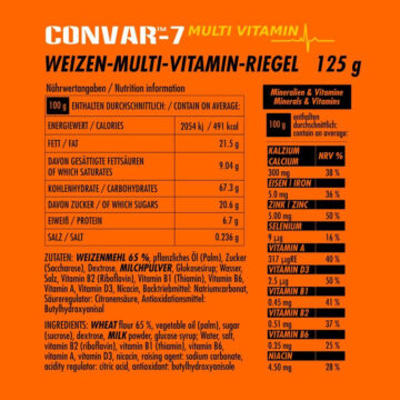 convar-7-high-energy-bar-multi-vitamin-125g (4) CONVAR-7 High Energy Bar - Multi Vitamin 125g
