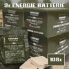 108 x CONVAR™ Feldküche Weizen-Energie-Riegel - Salty (120g) MILITARY GRADE