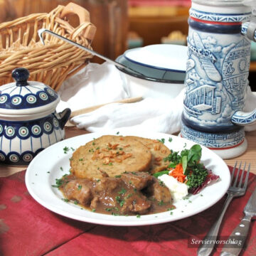 DosenBistro™ Bierkutschergulasch mit Serviettenknödel (400g)