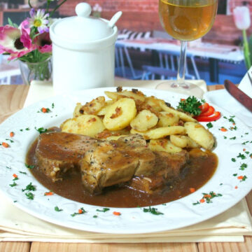 DosenBistro™ Schweinebraten in Dunkelbier-Soße (400g)