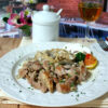 DosenBistro™ Schweinegeschnetzeltes in Champignonrahmsoße mit Nudeln (400g)