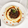 Kartoffelpüree mit brauner Sauce und schwarzen Bohnen 25 Portionen - Kartoffelpüree mit Roten Kidneybohnen und Rotem Paprika, in Brauner Sauce