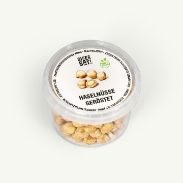 Früchte-Snack-Haselnuss-Front Hazelnuts roasted, 125g