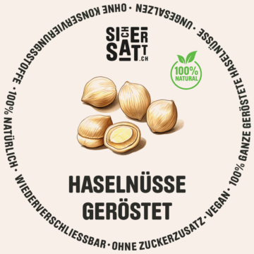 haselnuss Hazelnuts roasted, 125g