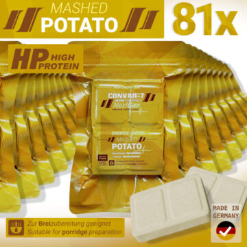 81 x CONVAR-7 NextGen Energy Bar - Mashed Potato (120g)