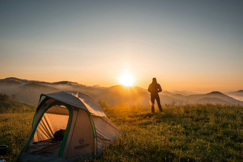 Outdoor-Trip – Übernachtung im Zelt
