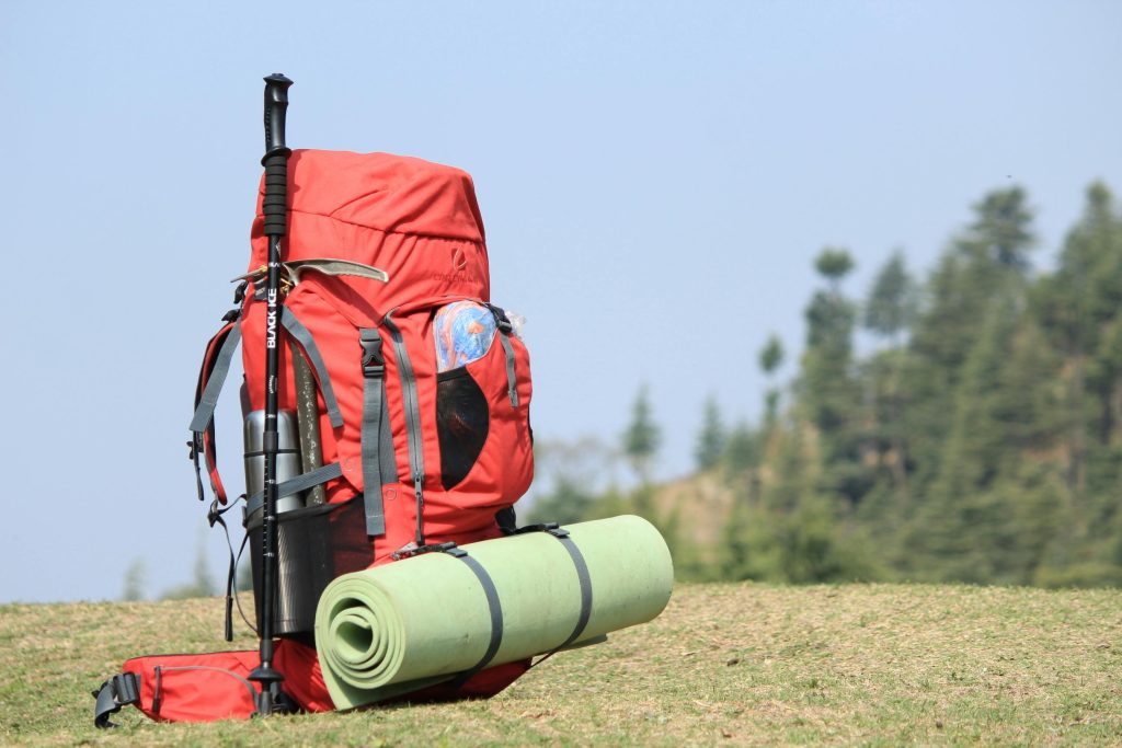 roter Backpack Outdoor