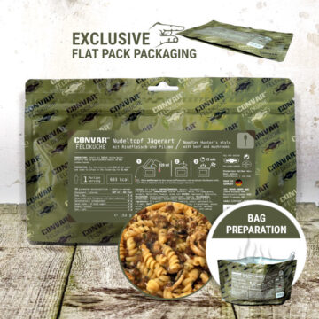 convar-feldkueche-nudeltopf-jaegerart-mit-rindfleisch-und-pilzen-1-portion-150g CONVAR™ Feldküche Noodle pot hunter style with beef and mushrooms (1 Serving) (150g)