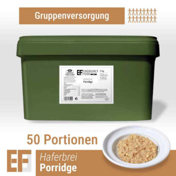 EF MEALS Haferbrei Porridge (4kg) - 2 x 25 Portionen