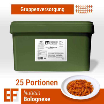 EF MEALS Nudeln Bolognese (3,75kg) (ESL) 25 Portionen