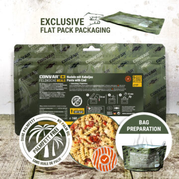CONVAR™ Feldküche Noodles with cod (1 portion) (160g)