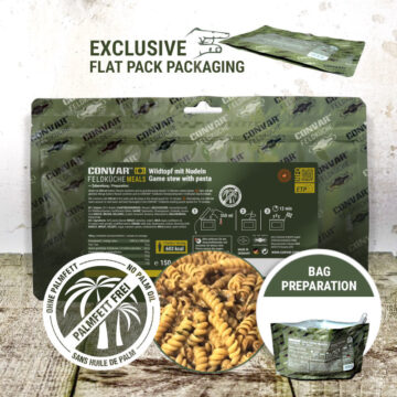 CONVAR™ Feldküche Game pot with noodles (150g)