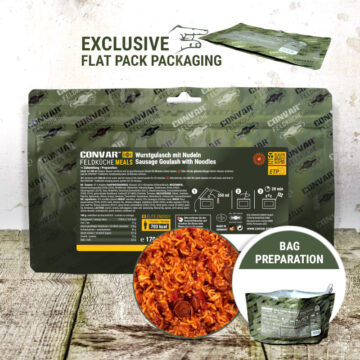 CONVAR™ Feldküche Sausage Goulash with Pasta (170 g)