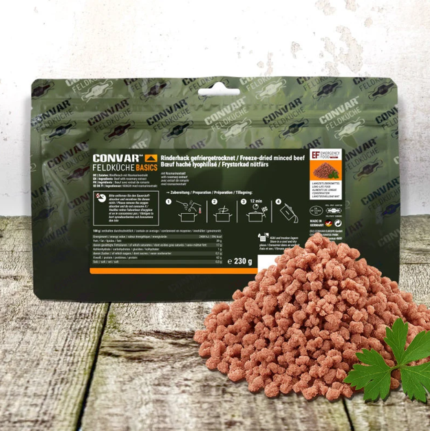 CONVAR™ Feldküche Basics Freeze-Dried Minced Beef (230g)